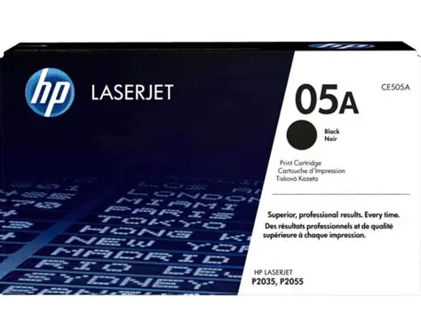 HP 05A Black Original LaserJet Toner Cartridge (CE505A)