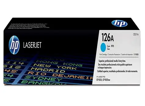 HP 126A Cyan Compatible LaserJet Toner Cartridge (CE311A)