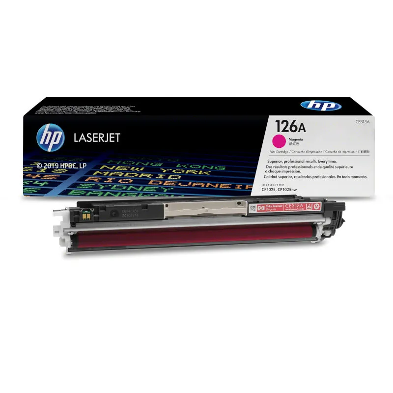 HP 126A Magenta Original LaserJet Toner Cartridge (CE313A)