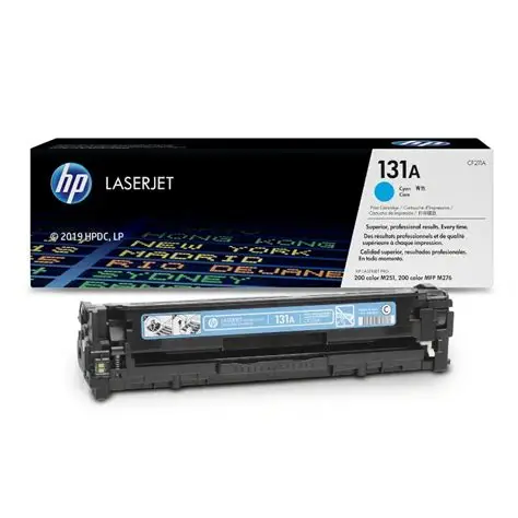 HP 131A Cyan Original LaserJet Toner Cartridge (CF211A)