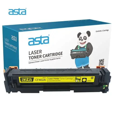 ASTA 201A Yellow Compatible LaserJet Toner Cartridge (CF402A)