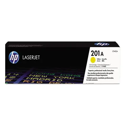 HP 201A Yellow Original LaserJet Toner Cartridge (CF402A)
