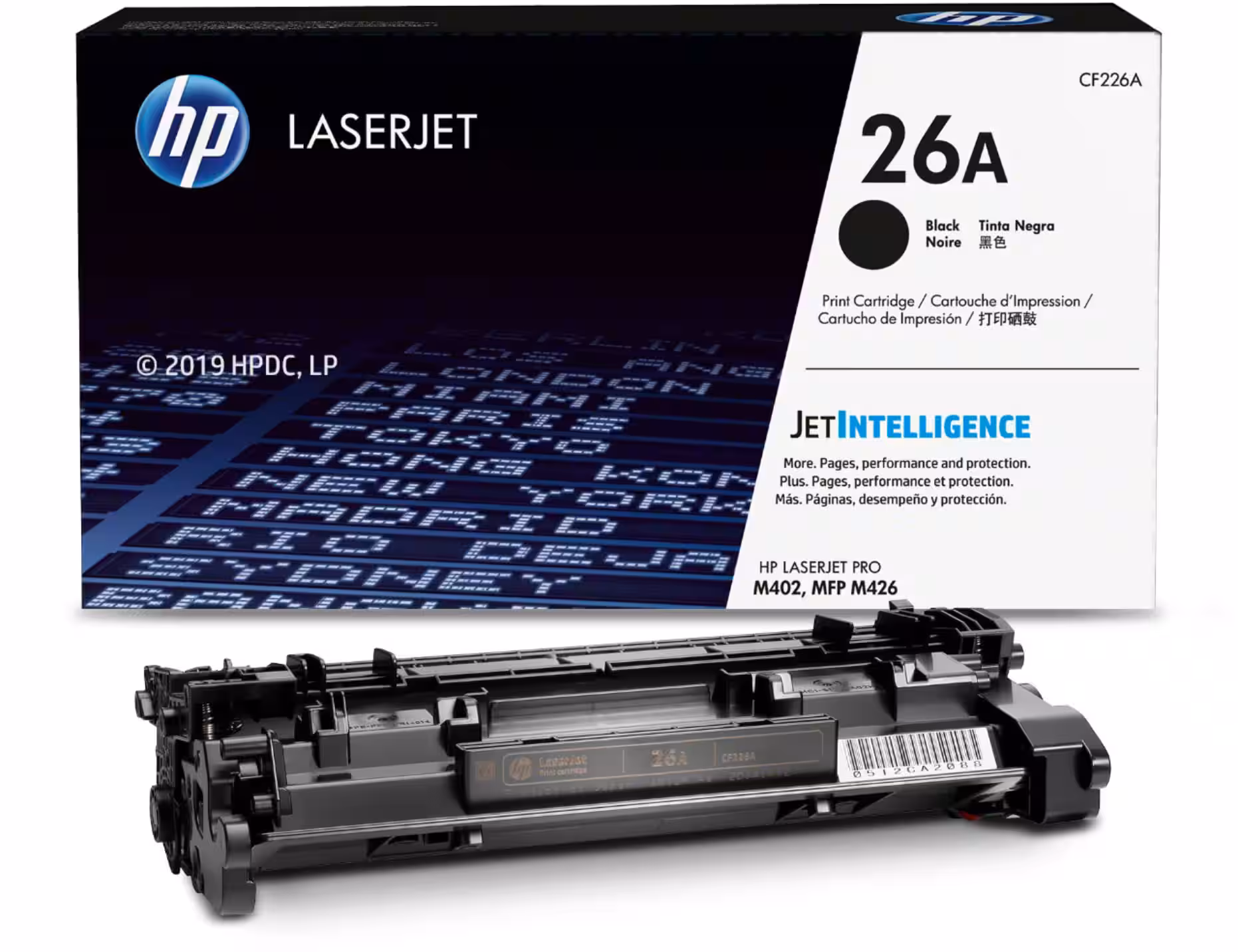 HP 26A Black Compatible LaserJet Toner Cartridge (CF226A)