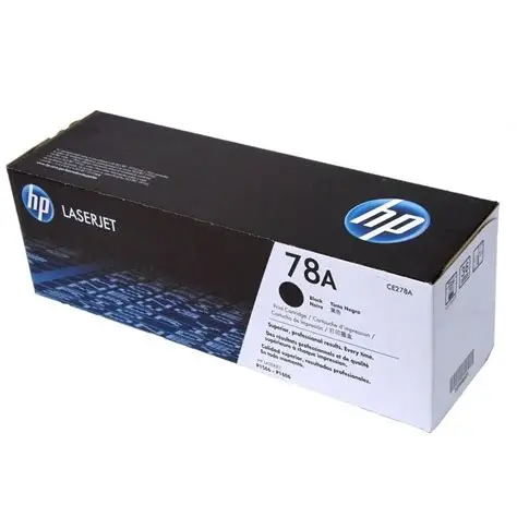 HP 78A Black Original LaserJet Toner Cartridge (CE278A)