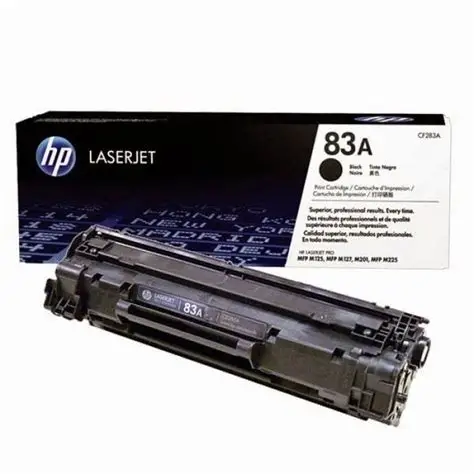 HP 83A Black Original LaserJet Toner Cartridge (CF283A)