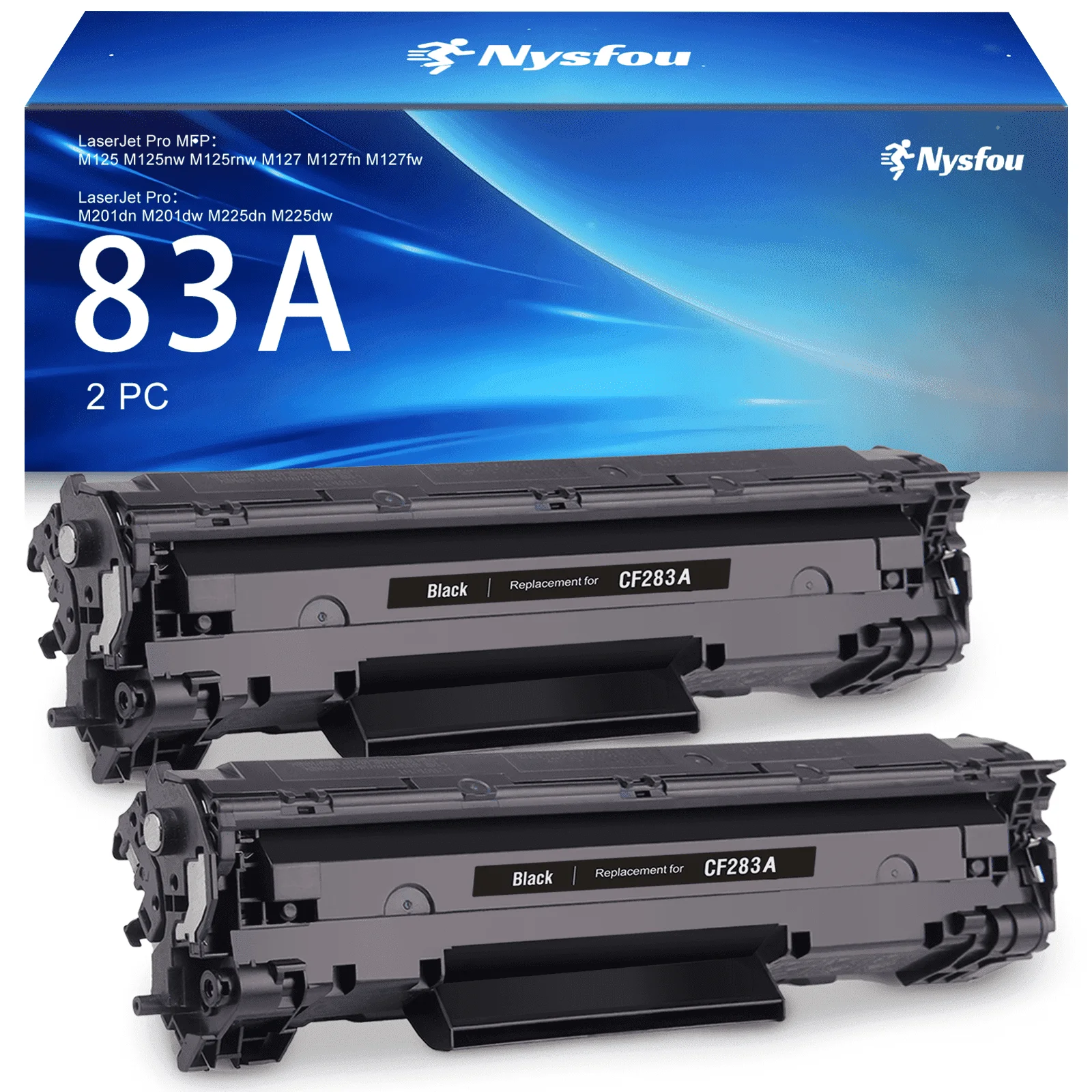 HP 83A Black Compatible LaserJet Toner Cartridge (CF283A)